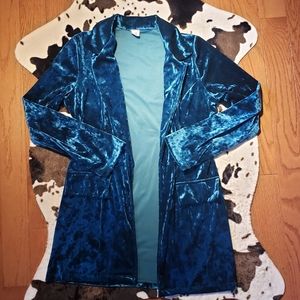 Blue Velvet blazer